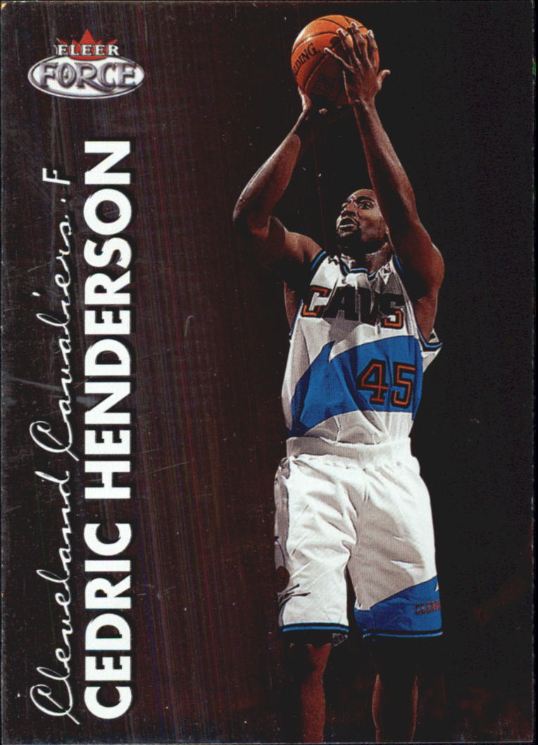 1999-00 Fleer Force #48 Cedric Henderson