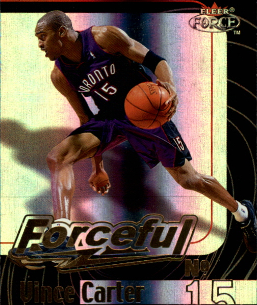 1999-00 Fleer Force Forceful Forcefield #F1 Vince Carter