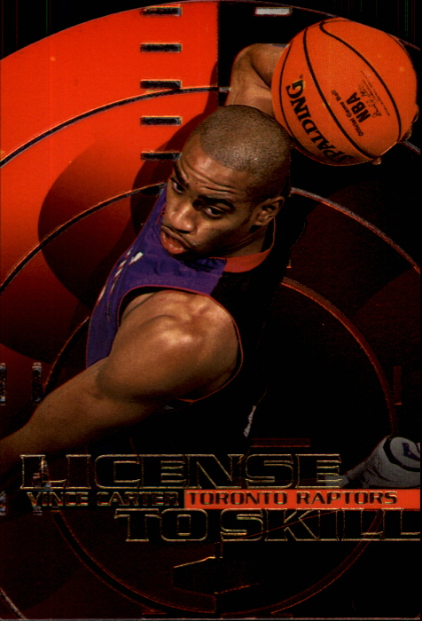 1999-00 Flair Showcase License to Skill #LS1 Vince Carter
