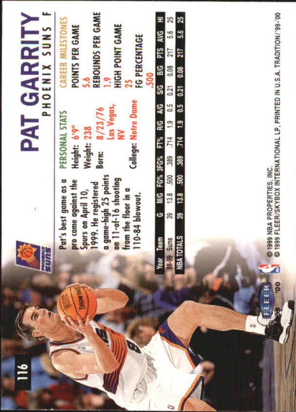 A8134- 1999-00 Fleer Basketball #s 1-220 +Rookies -You Pick- 15+ FREE US SHIP - Picture 125 of 233