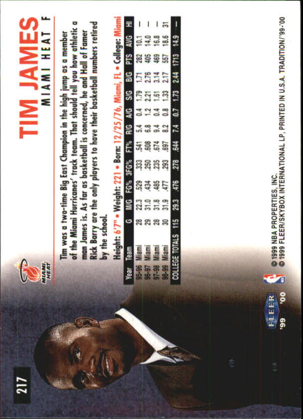 A8134- 1999-00 Fleer Basketball #s 1-220 +Rookies -You Pick- 15+ FREE US SHIP - Picture 231 of 233