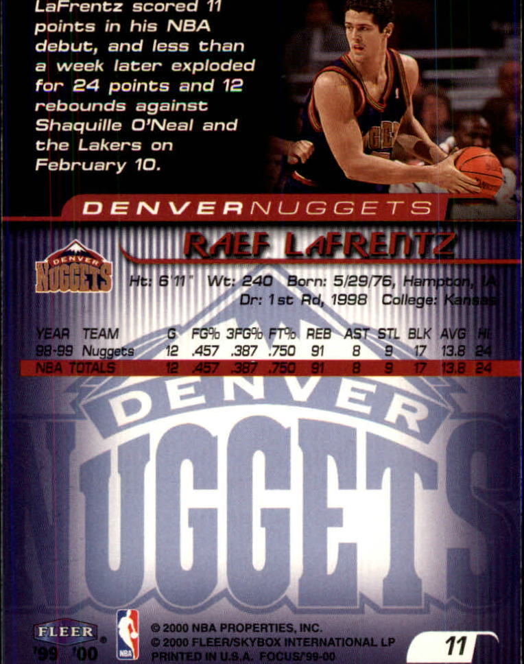 A9058- 1999-00 Fleer Focus BK #S 1-100 + Einsätze -du Pick- 15 + Gratis US - Bild 23 von 193