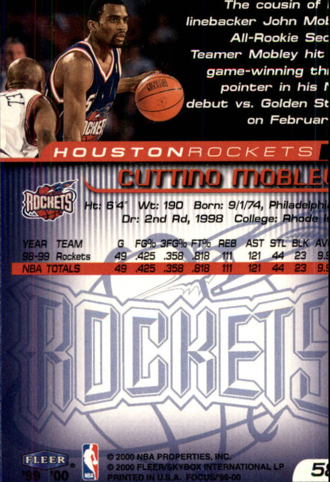 A9058- 1999-00 Fleer Focus BK #S 1-100 + Einsätze -du Pick- 15 + Gratis US - Bild 111 von 193