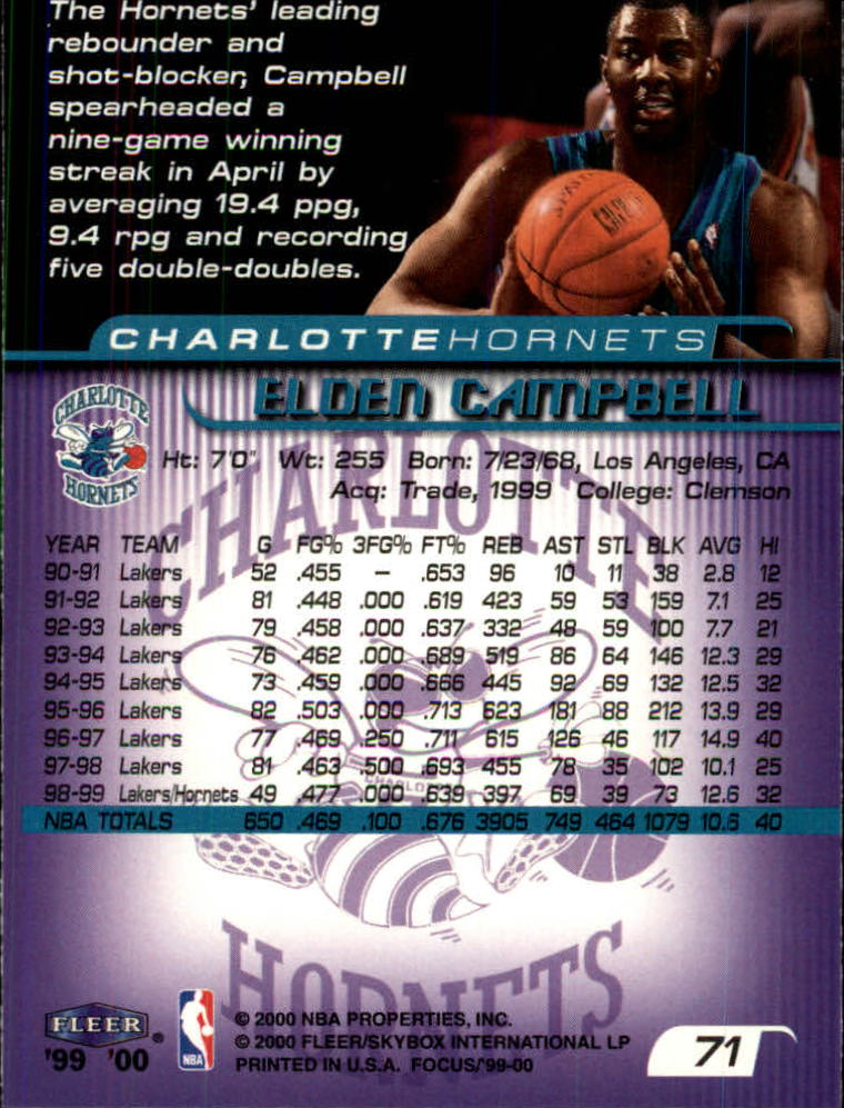A9058- 1999-00 Fleer Focus BK #S 1-100 + Einsätze -du Pick- 15 + Gratis US - Bild 135 von 193