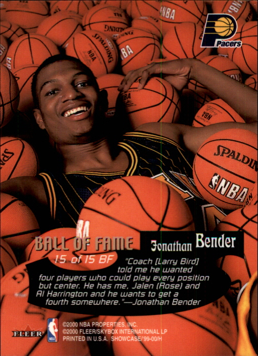 1999-00 Flair Showcase Basketball Ball of Fame Insert Singles - You Choose - Picture 28 of 28