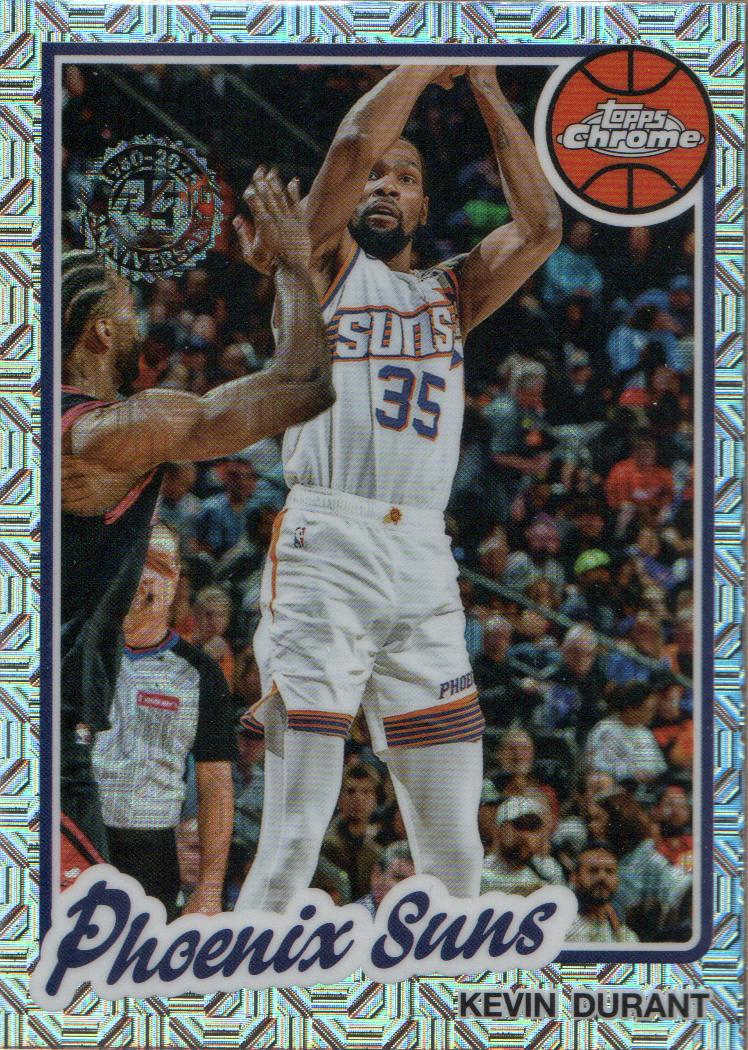 Kevin Durant 2025 Topps Chrome NBA Basketball Paradox Insert SSP