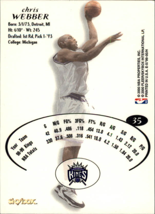 Chris webber cards (1994-2022) Kings Bullets 76ers - You Choose - Picture 93 of 258