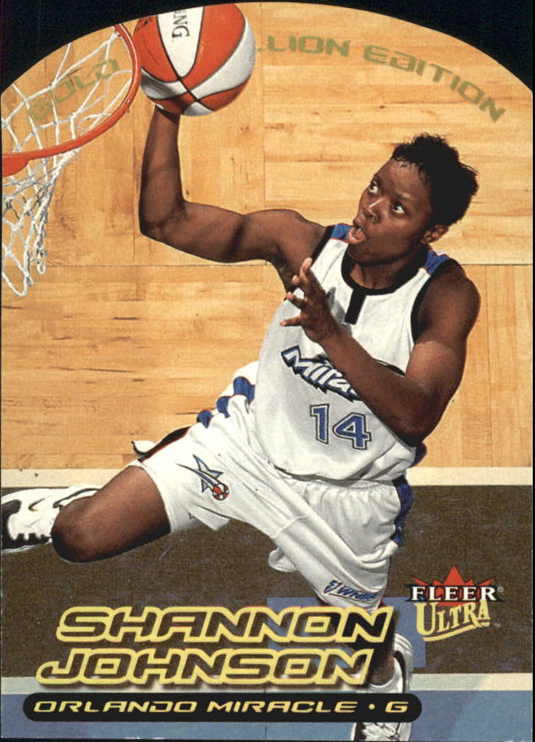 2000 Ultra WNBA Gold Medallion #30 Shannon Johnson