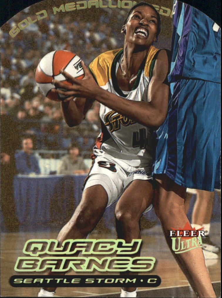 2000 Ultra WNBA Gold Medallion #38 Quacy Barnes