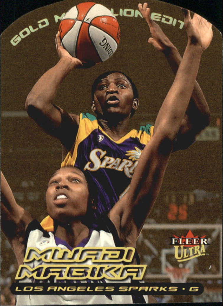 2000 Ultra WNBA Gold Medallion #89 Mwadi Mabika