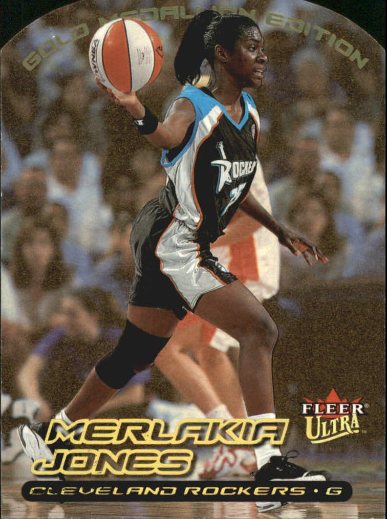 2000 Ultra WNBA Gold Medallion #91 Merlakia Jones