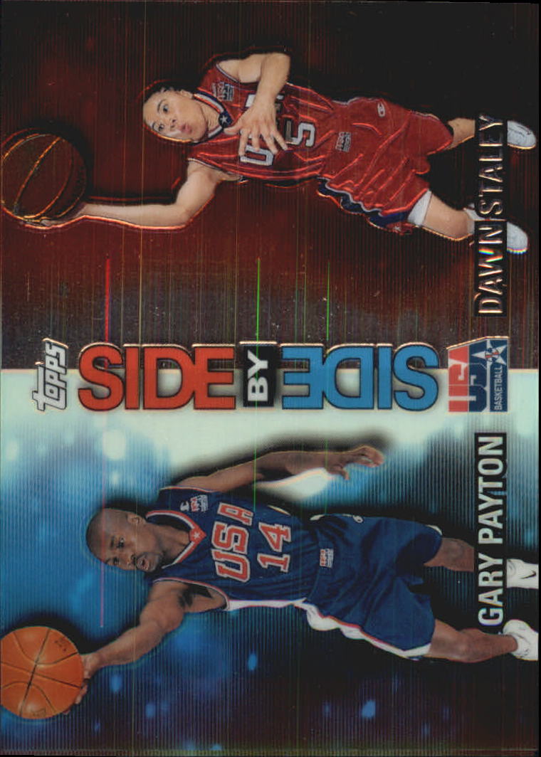 2000 Topps Team USA Side by Side #SS7 Vince Carter/Theresa Edwards