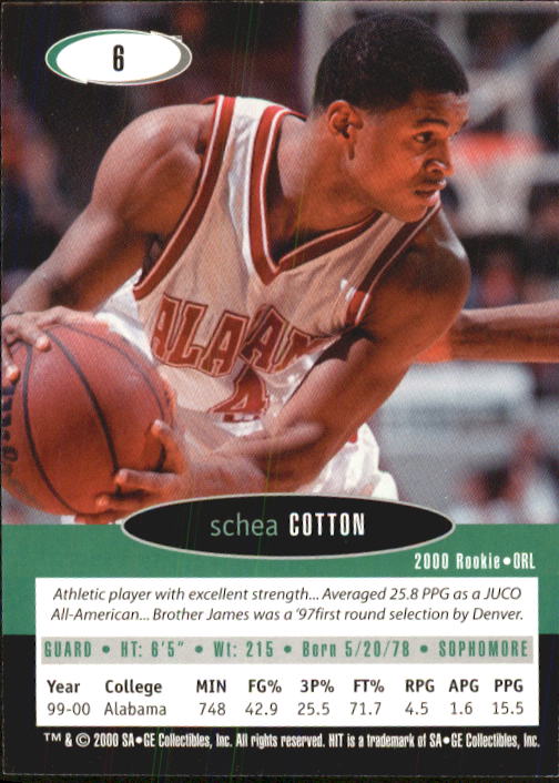 B4568- 2000 SAGE HIT Basketball Card #s 1-50 -You Pick- 15+ FREE US SHIP - Picture 13 of 93