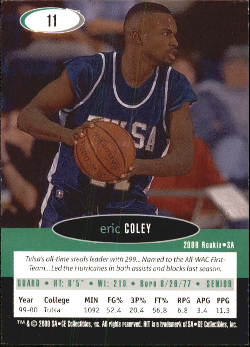 B4568- 2000 SAGE HIT Basketball Card #s 1-50 -You Pick- 15+ FREE US SHIP - Picture 21 of 93