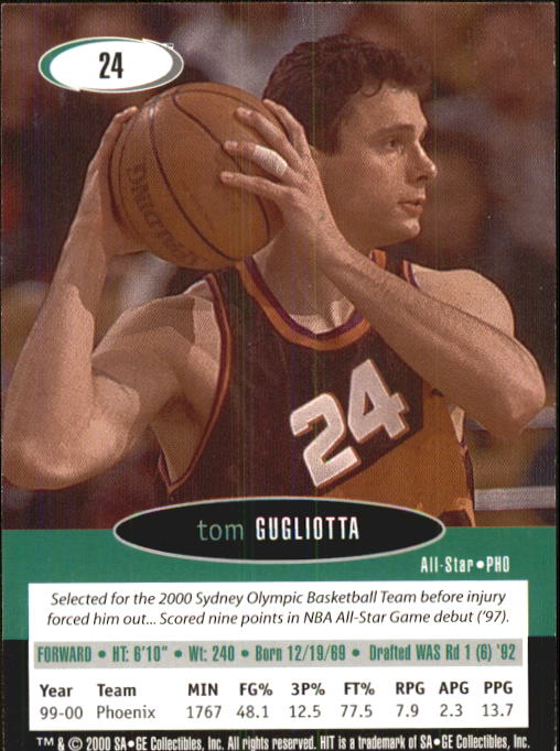 B4568- 2000 SAGE HIT Basketball Card #s 1-50 -You Pick- 15+ FREE US SHIP - Picture 41 of 93