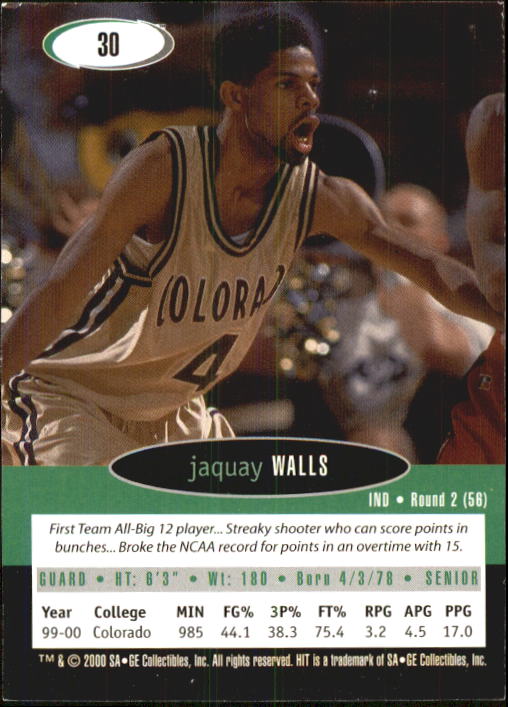 B4568- 2000 SAGE HIT Basketball Card #s 1-50 -You Pick- 15+ FREE US SHIP - Picture 53 of 93