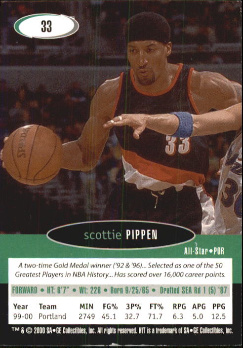 Scottie Pippen cards (1989-2019) Bulls Blazers - You Choose - Bild 177 von 239