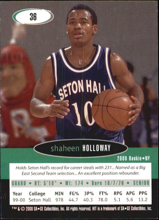 B4568- 2000 SAGE HIT Basketball Card #s 1-50 -You Pick- 15+ FREE US SHIP - Picture 65 of 93