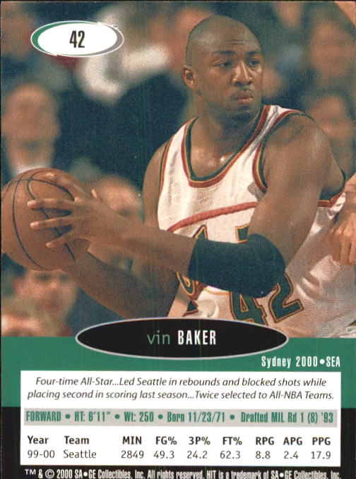 B4568- 2000 SAGE HIT Basketball Card #s 1-50 -You Pick- 15+ FREE US SHIP - Picture 77 of 93