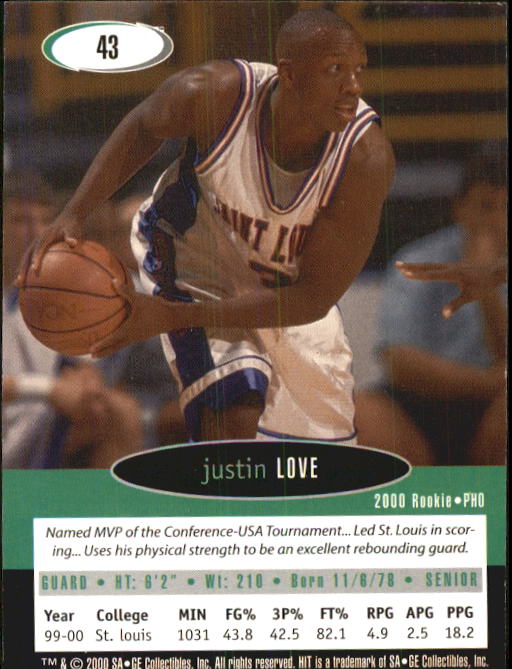 B4568- 2000 SAGE HIT Basketball Card #s 1-50 -You Pick- 15+ FREE US SHIP - Picture 79 of 93