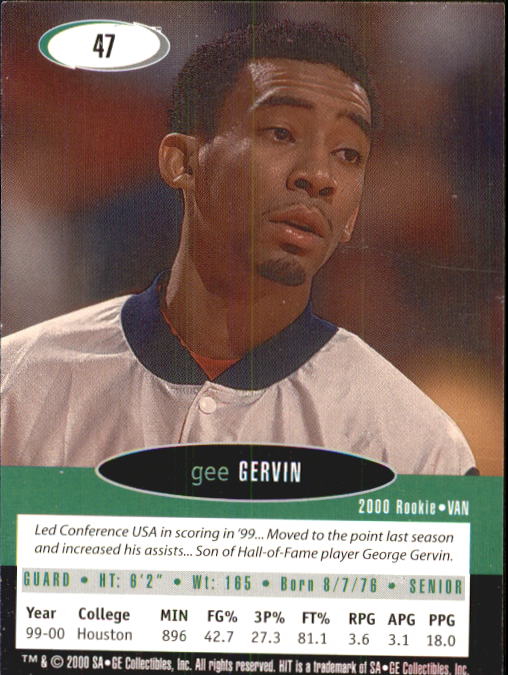 B4568- 2000 SAGE HIT Basketball Card #s 1-50 -You Pick- 15+ FREE US SHIP - Picture 87 of 93