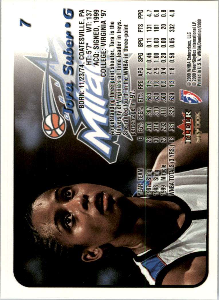 A3865- 2000 SkyBox Dominion WNBA Bk 1-156 +Inserts -You Pick- 15+ FREE US SHIP - Picture 15 of 331