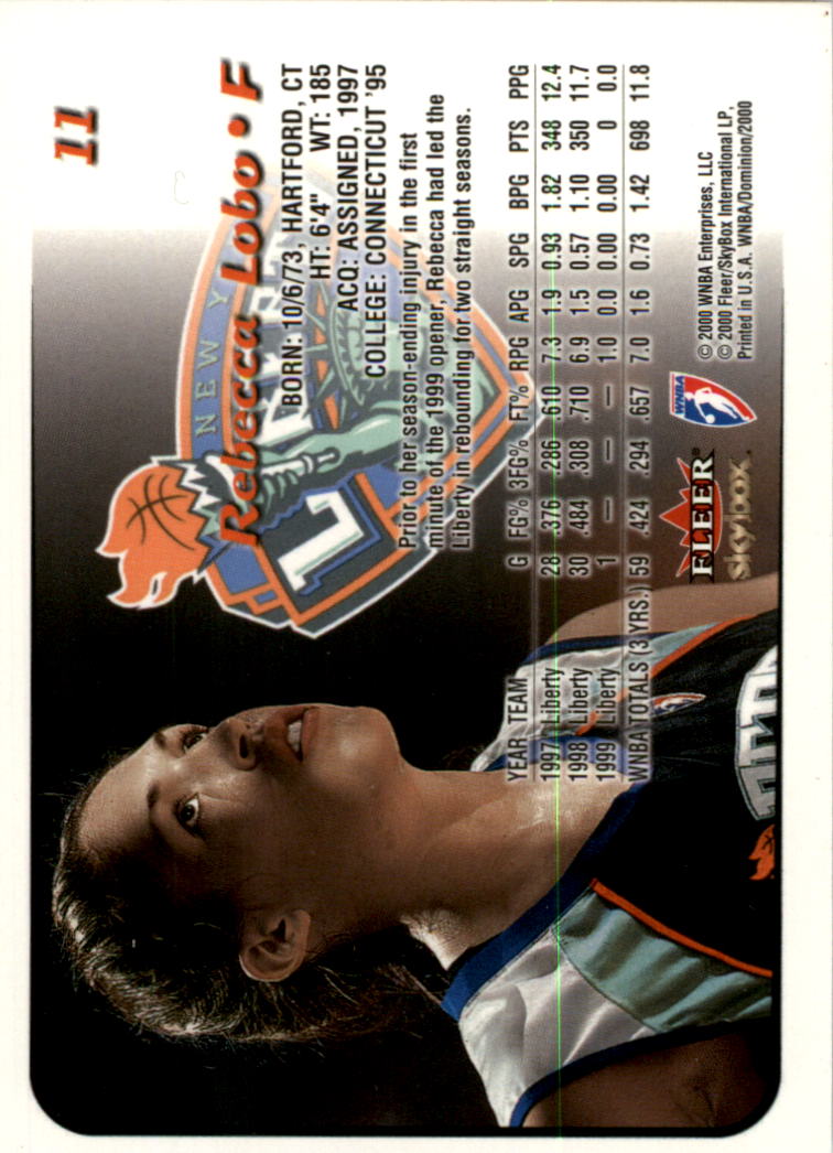 A3865- 2000 SkyBox Dominion WNBA Bk 1-156 +Inserts -You Pick- 15+ FREE US SHIP - Picture 23 of 331