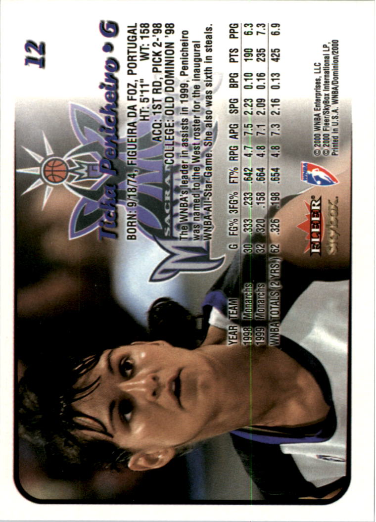 A3865- 2000 SkyBox Dominion WNBA Bk 1-156 +Inserts -You Pick- 15+ FREE US SHIP - Picture 25 of 331