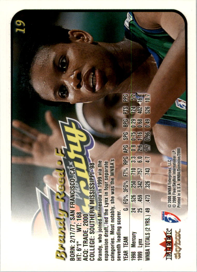 A3865- 2000 SkyBox Dominion WNBA Bk 1-156 +Inserts -You Pick- 15+ FREE US SHIP - Picture 37 of 331