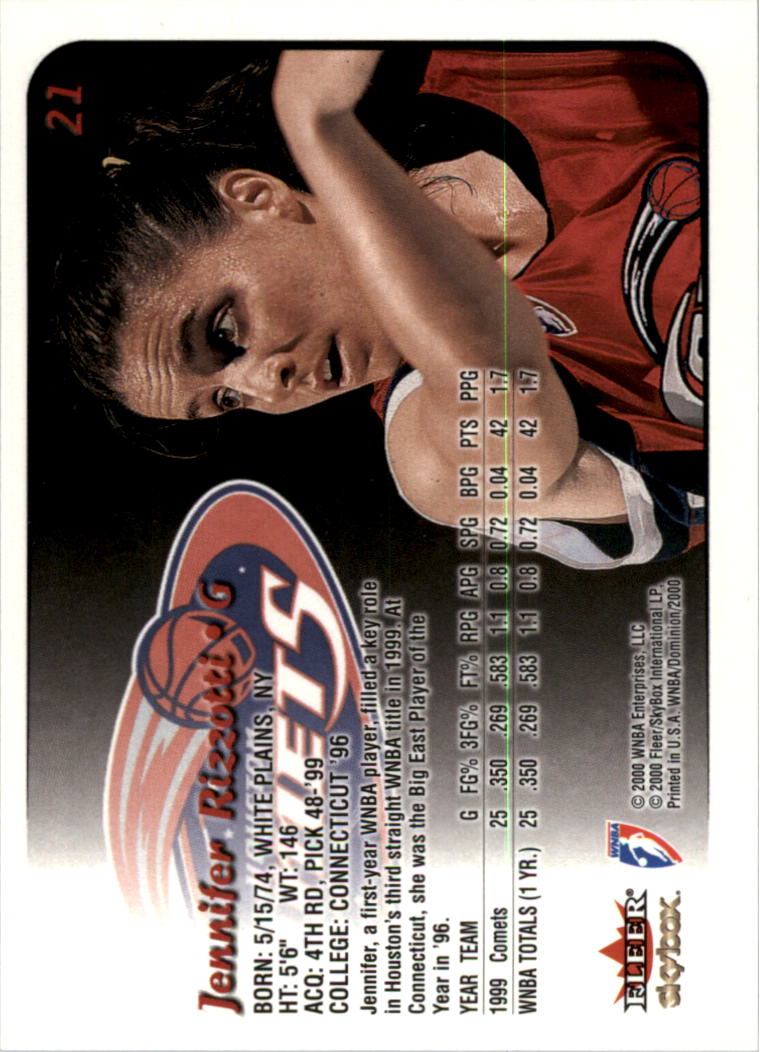 A3865- 2000 SkyBox Dominion WNBA Bk 1-156 +Inserts -You Pick- 15+ FREE US SHIP - Picture 39 of 331