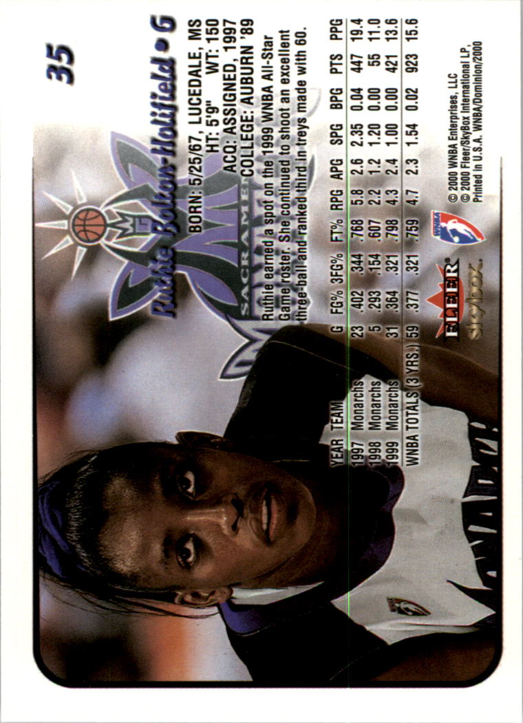 A3865- 2000 SkyBox Dominion WNBA Bk 1-156 +Inserts -You Pick- 15+ FREE US SHIP - Picture 67 of 331
