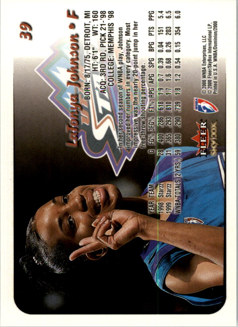 A3865- 2000 SkyBox Dominion WNBA Bk 1-156 +Inserts -You Pick- 15+ FREE US SHIP - Picture 75 of 331