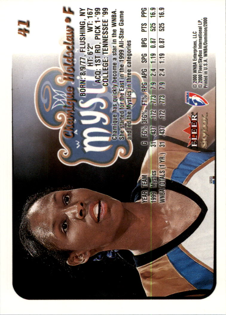 A3865- 2000 SkyBox Dominion WNBA Bk 1-156 +Inserts -You Pick- 15+ FREE US SHIP - Picture 79 of 331