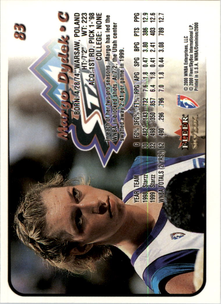 A3865- 2000 SkyBox Dominion WNBA Bk 1-156 +Inserts -You Pick- 15+ FREE US SHIP - Picture 159 of 331