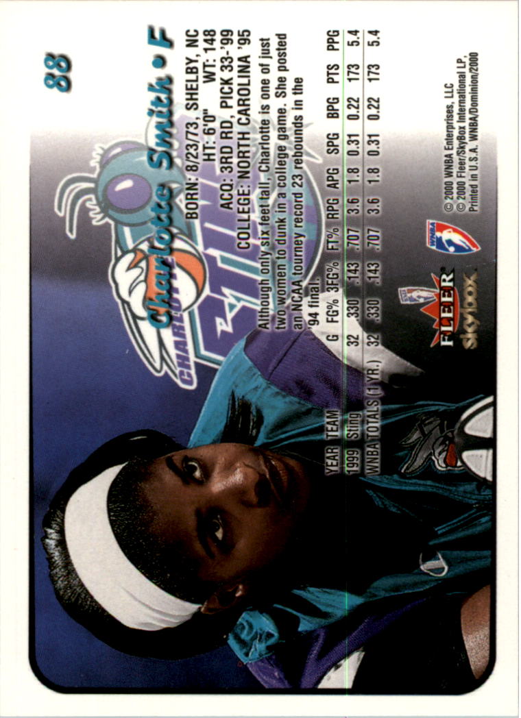 A3865- 2000 SkyBox Dominion WNBA Bk 1-156 +Inserts -You Pick- 15+ FREE US SHIP - Picture 169 of 331