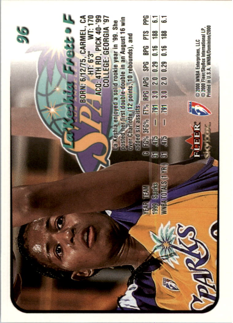 A3865- 2000 SkyBox Dominion WNBA Bk 1-156 +Inserts -You Pick- 15+ FREE US SHIP - Picture 183 of 331