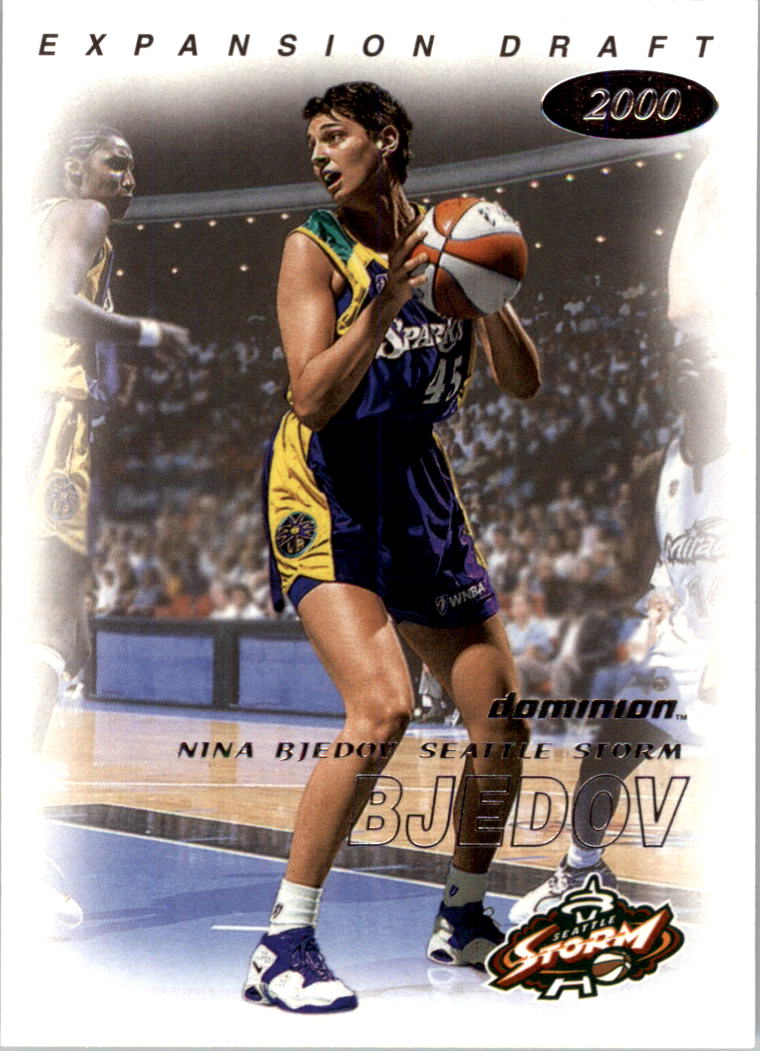 2000 SkyBox Dominion WNBA #106 Nina Bjedov ED RC