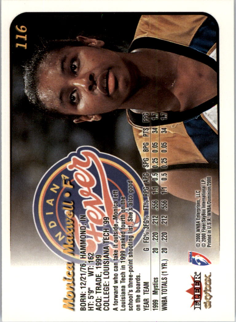 A3865- 2000 SkyBox Dominion WNBA Bk 1-156 +Inserts -You Pick- 15+ FREE US SHIP - Picture 221 of 331