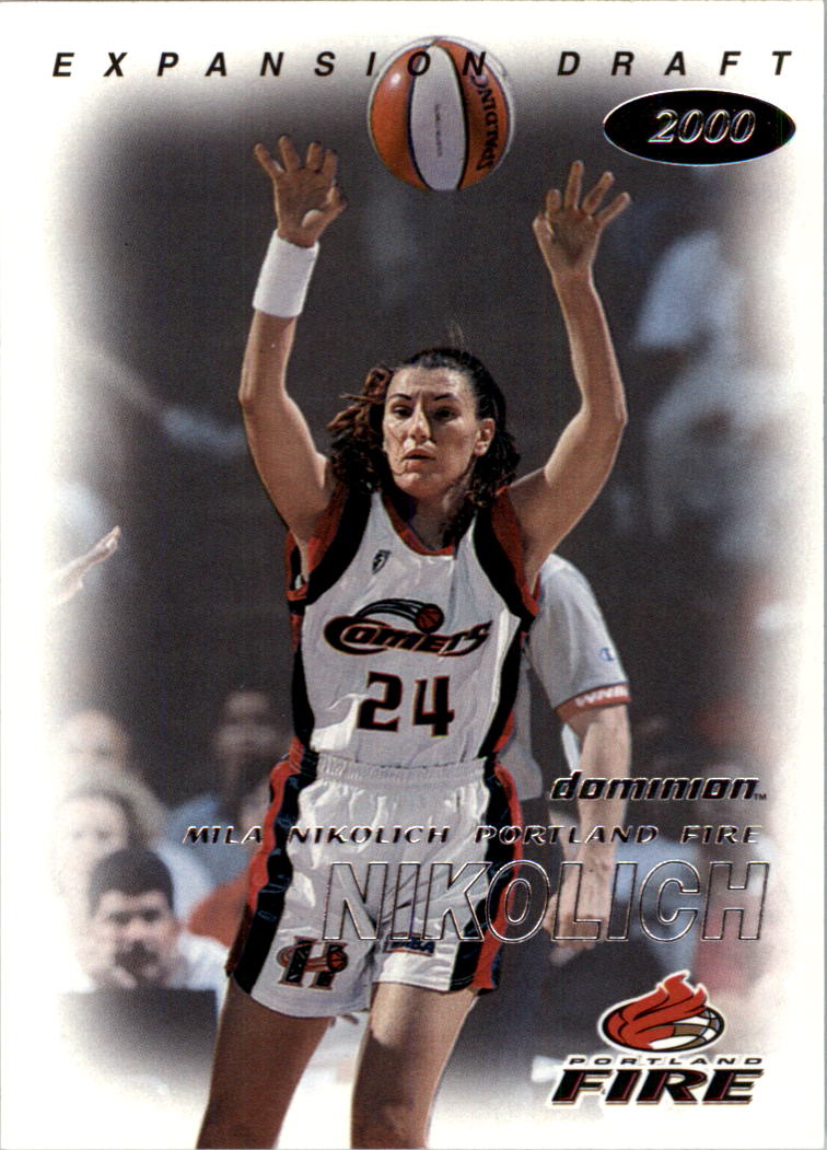 2000 SkyBox Dominion WNBA #122 Mila Nikolich ED RC