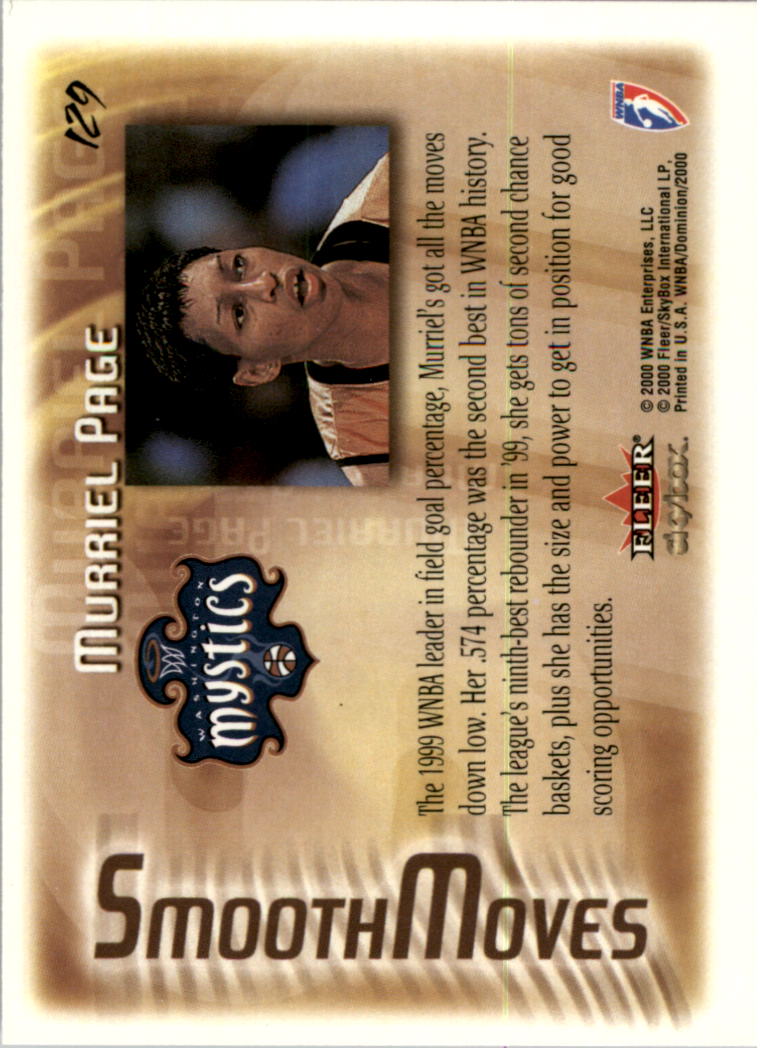A3865- 2000 SkyBox Dominion WNBA Bk 1-156 +Inserts -You Pick- 15+ FREE US SHIP - Picture 247 of 331
