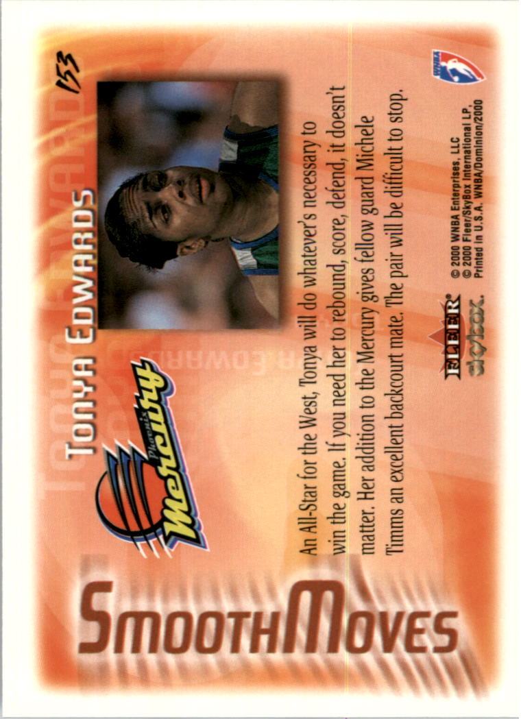 A3865- 2000 SkyBox Dominion WNBA Bk 1-156 +Inserts -You Pick- 15+ FREE US SHIP - Picture 293 of 331
