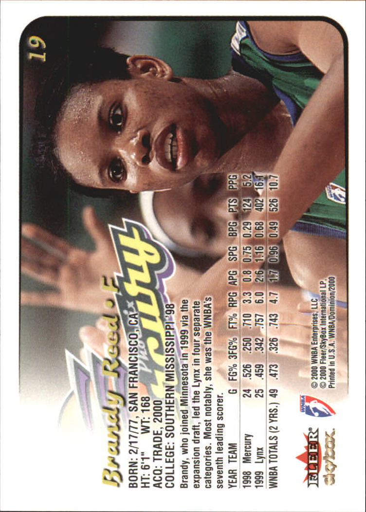 A3865- 2000 SkyBox Dominion WNBA Bk 1-156 +Inserts -You Pick- 15+ FREE US SHIP - Picture 301 of 331