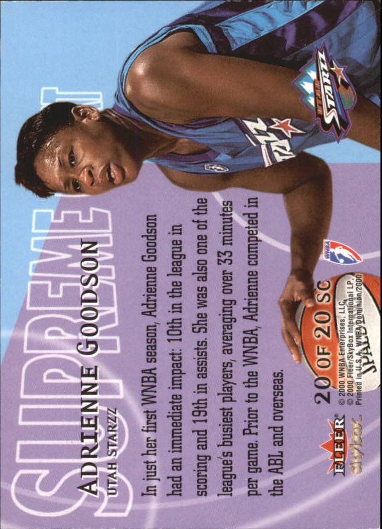 A3865- 2000 SkyBox Dominion WNBA Bk 1-156 +Inserts -You Pick- 15+ FREE US SHIP - Picture 315 of 331