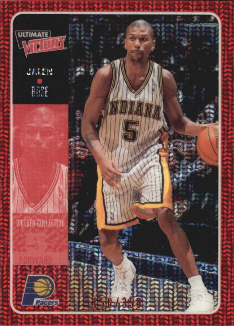 2000-01 Upper Deck Ultimate Victory Victory Collection #22 Jalen Rose