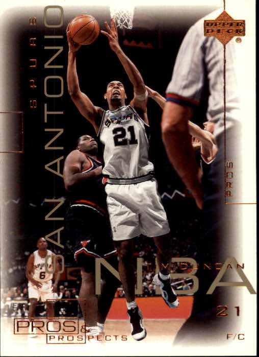 2000-01 Upper Deck Pros and Prospects #73 Tim Duncan