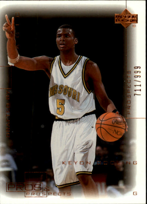 2000-01 Upper Deck Pros and Prospects #100 Keyon Dooling RC