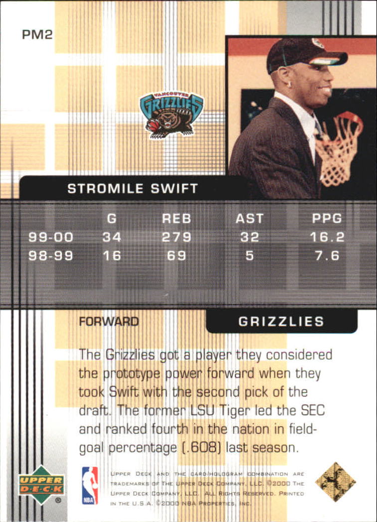 2000-01 UD Pros and Prospects Basketball ProMotion Insert Singles - You Choose - Picture 3 of 19