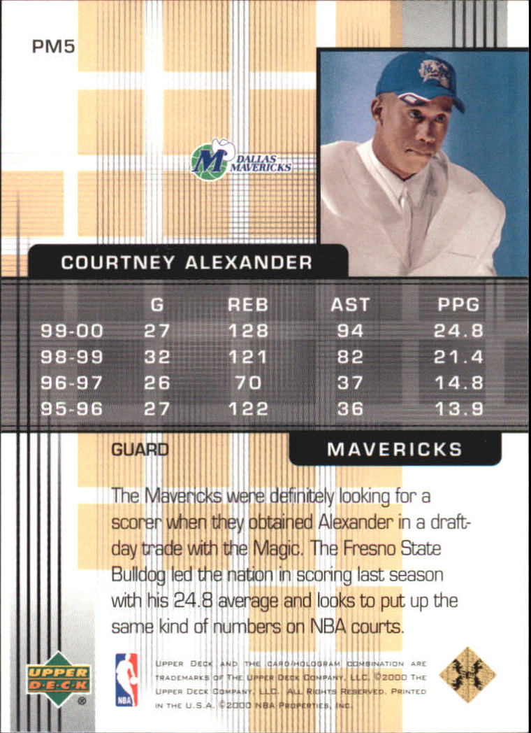 2000-01 UD Pros and Prospects Basketball ProMotion Insert Singles - You Choose - Picture 9 of 19