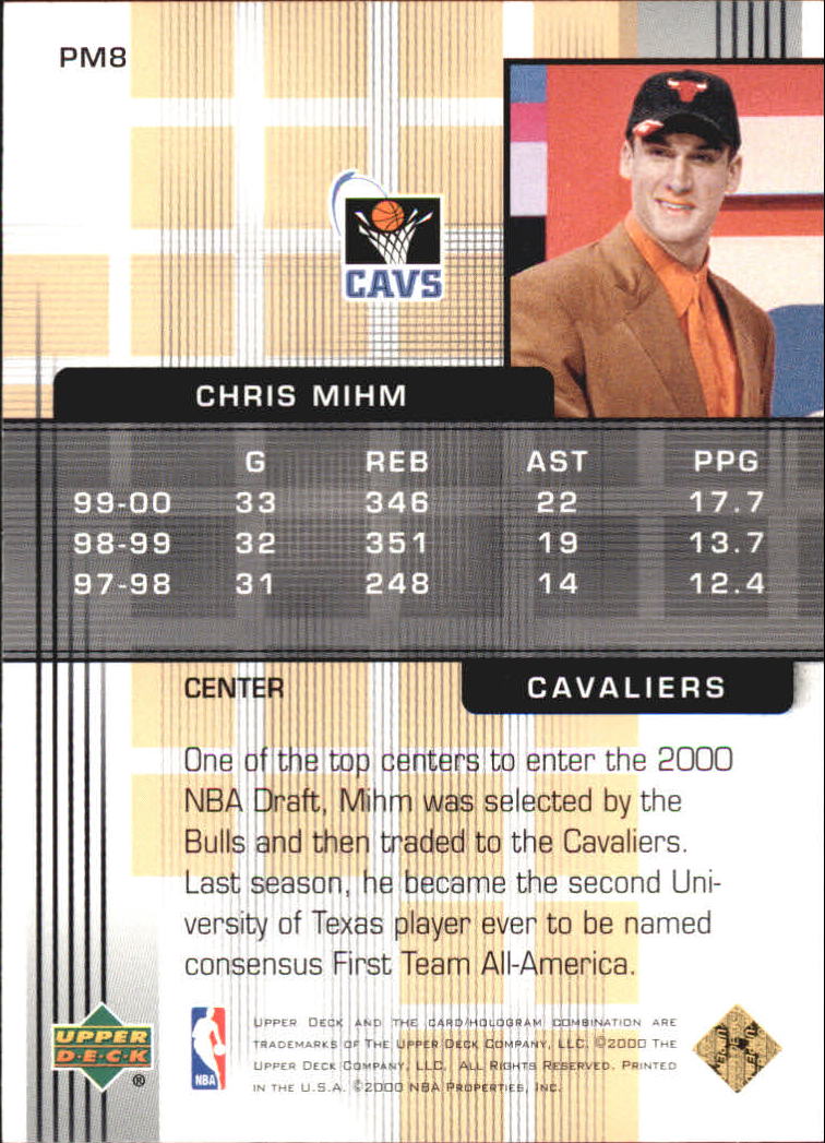 2000-01 UD Pros and Prospects Basketball ProMotion Insert Singles - You Choose - Picture 15 of 19