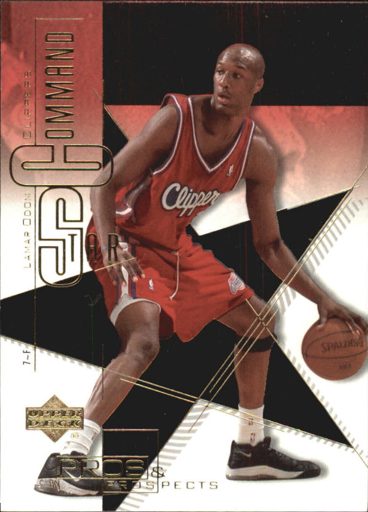 2000-01 Upper Deck Pros and Prospects Star Command #SC7 Lamar Odom